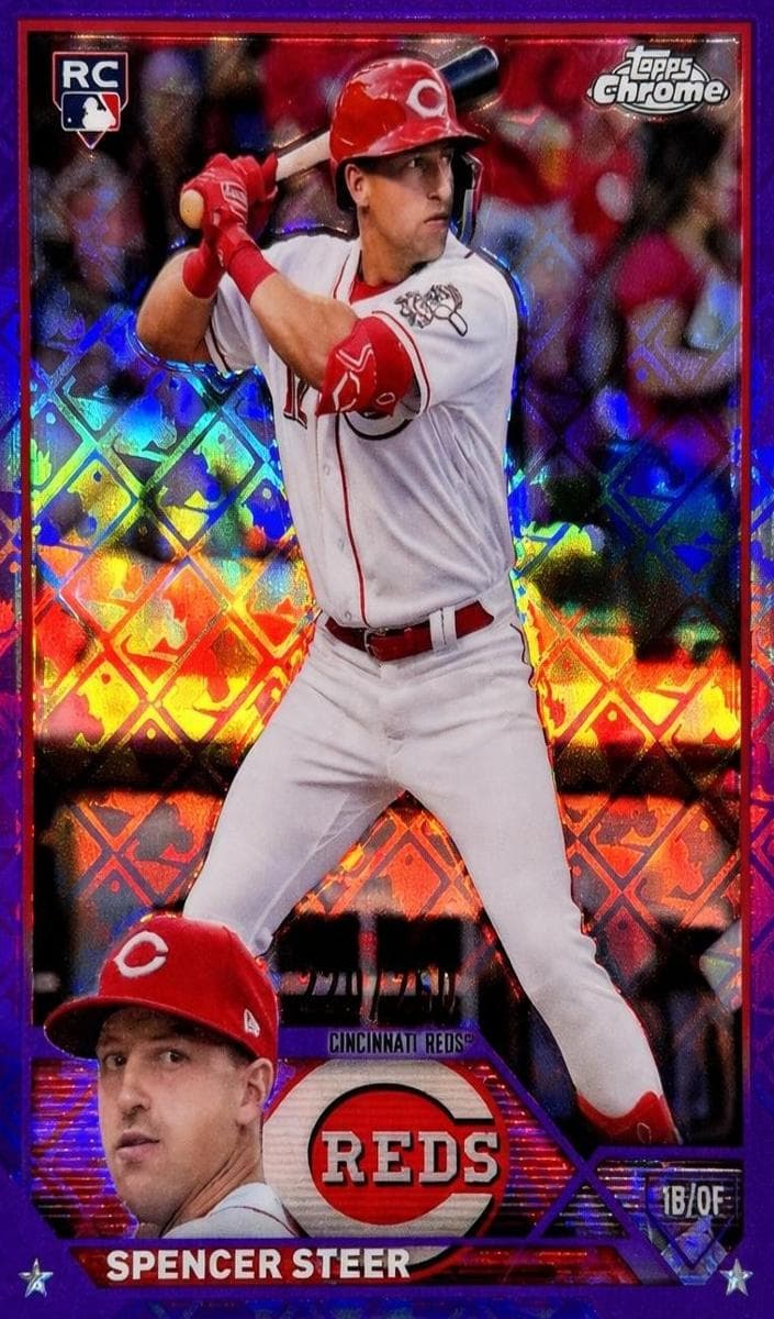 Spencer Steer trading card