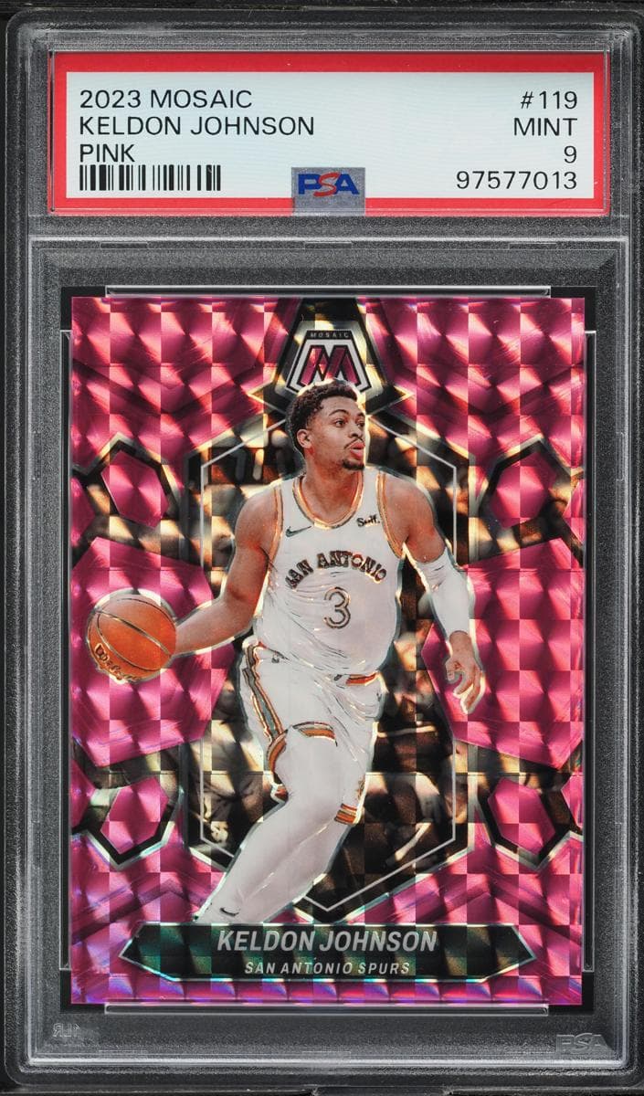 Keldon Johnson 2023 panini Panini Mosaic