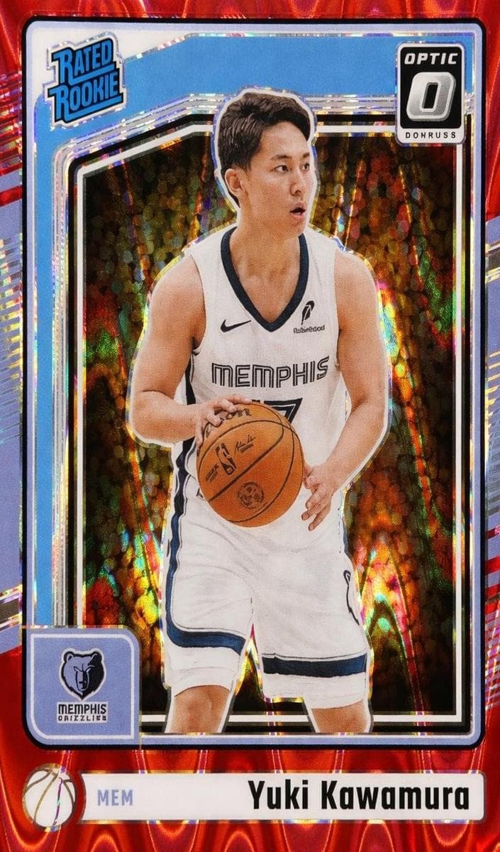Yuki Kawamura 2024 panini Donruss Optic
