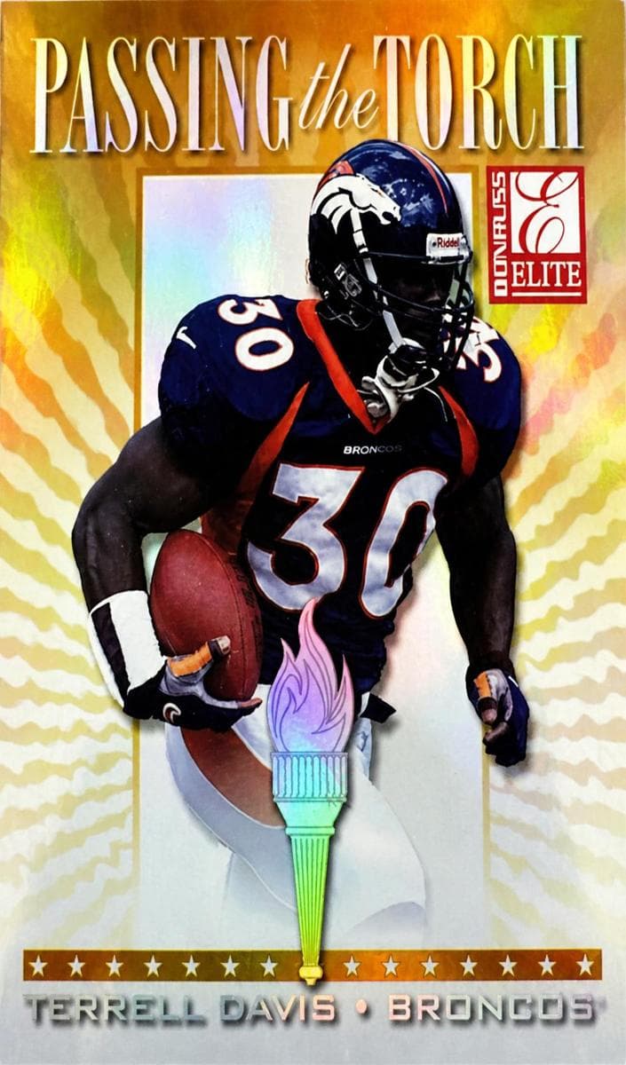 Terrell Davis 1999 panini Donruss Elite