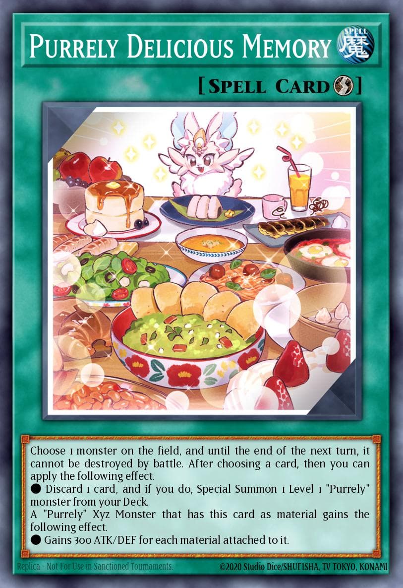 Purrely Delicious Memory 2023 Yu-Gi-Oh! Amazing Defenders