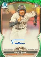 Vaun Brown trading card