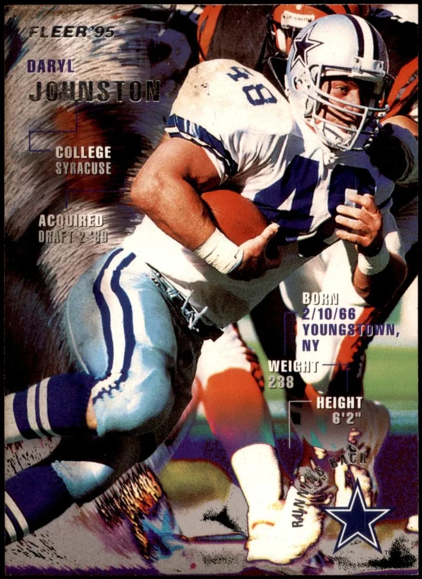 Daryl Johnston 1995 fleer Fleer