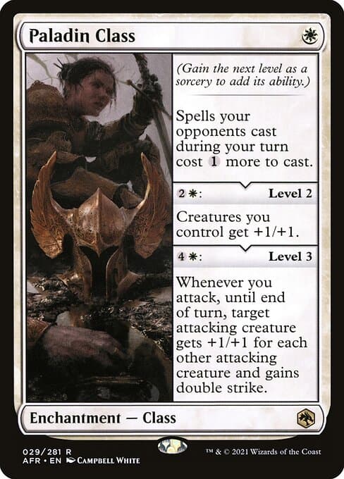 Paladin Class 2021 Magic: The Gathering Adventures in the Forgotten Realms