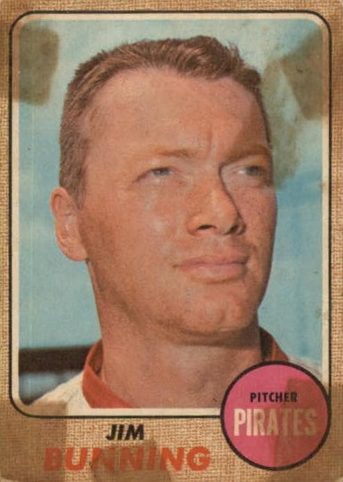 Jim Bunning 1968 topps Topps Venezuelan