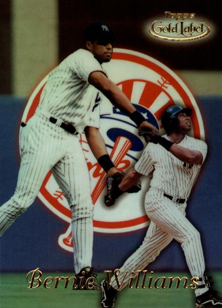 Bernie Williams 1999 topps Topps Gold Label