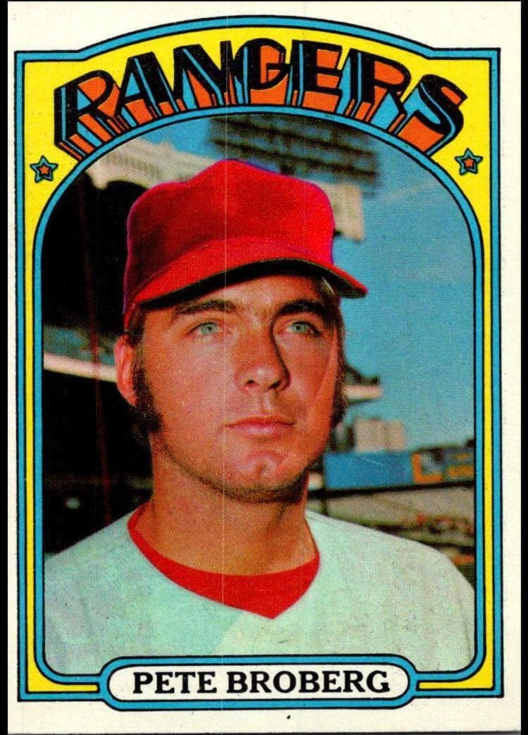 Pete Broberg 1972 topps Topps
