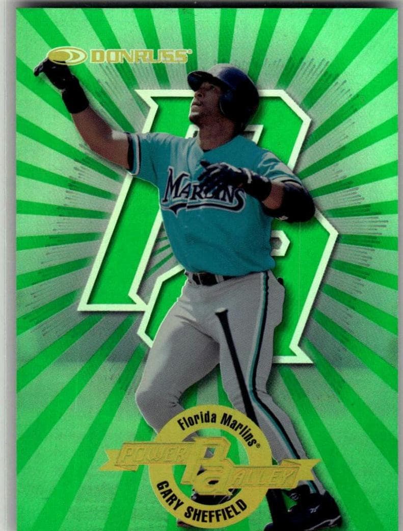 Gary Sheffield 1997 panini Donruss