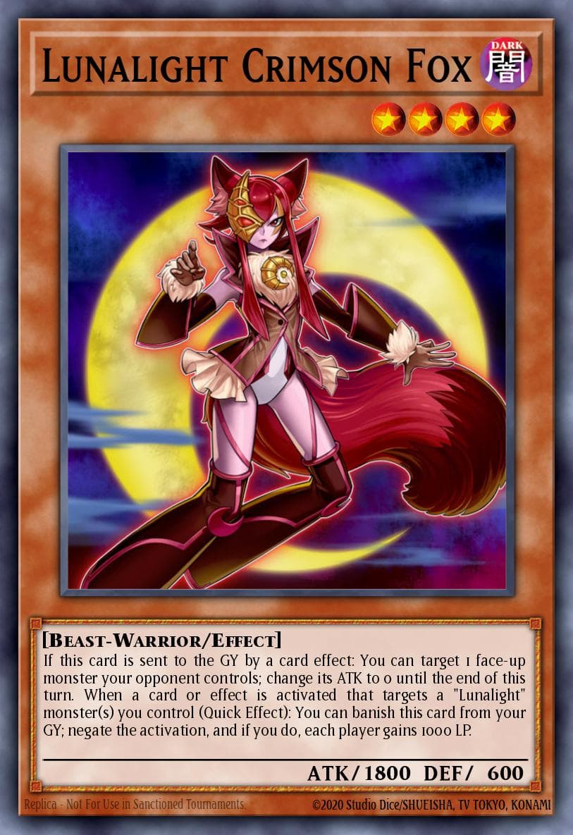 Lunalight Crimson Fox 2017 Yu-Gi-Oh! Circuit Break