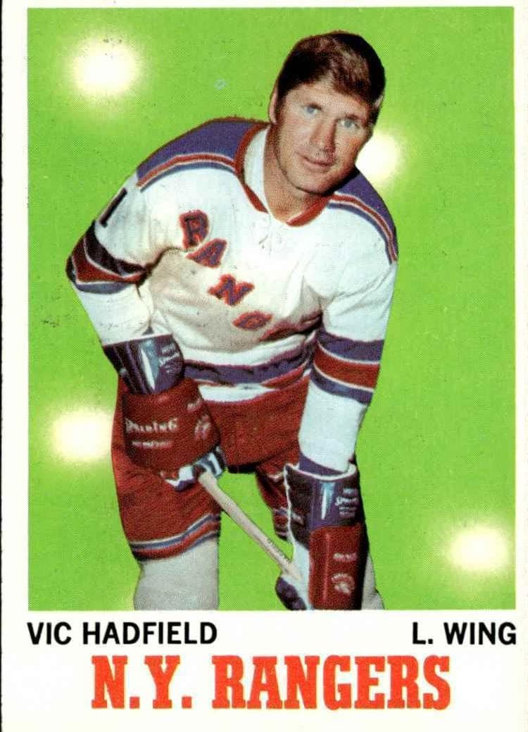 Vic Hadfield 1970 topps Topps