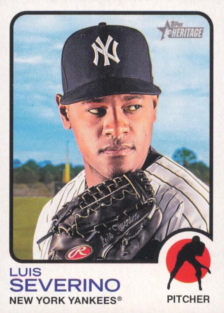 Luis Severino 2022 topps Topps Heritage