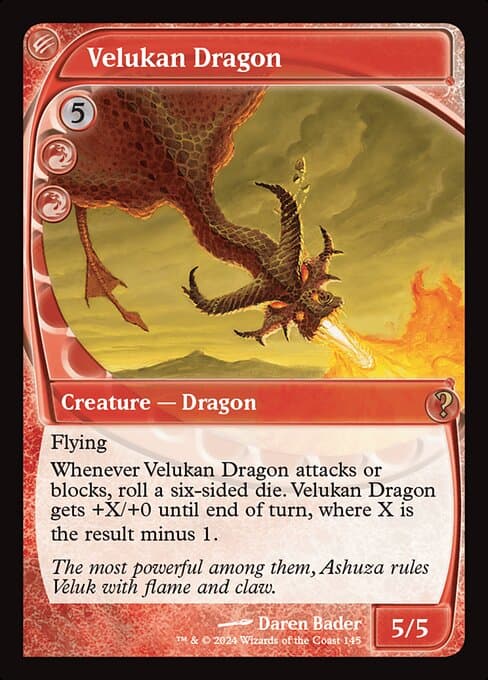 Velukan Dragon 2024 Magic: The Gathering Mystery Booster 2