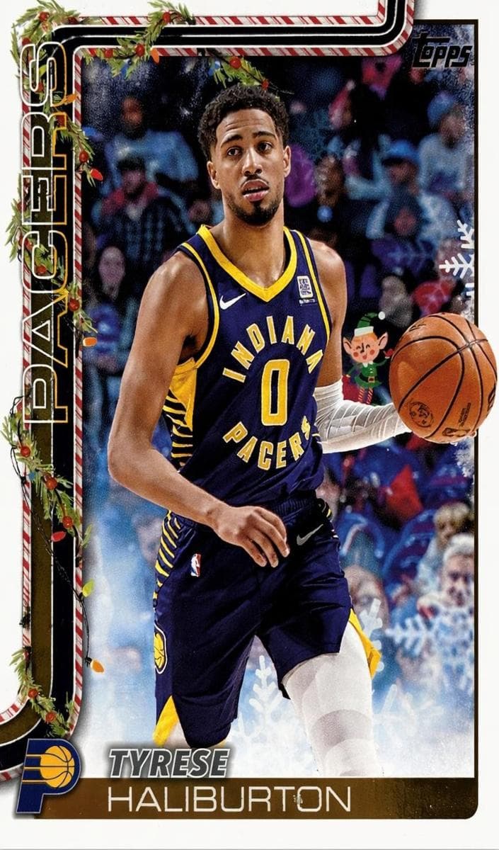 Tyrese Haliburton 2025 topps Topps Holiday