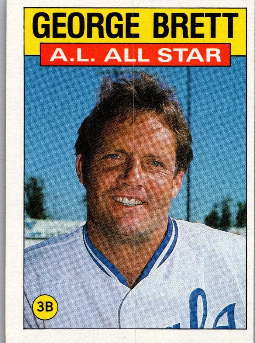 George Brett 1986 topps