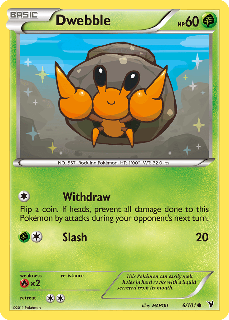 Dwebble 2011 Pokemon Noble Victories