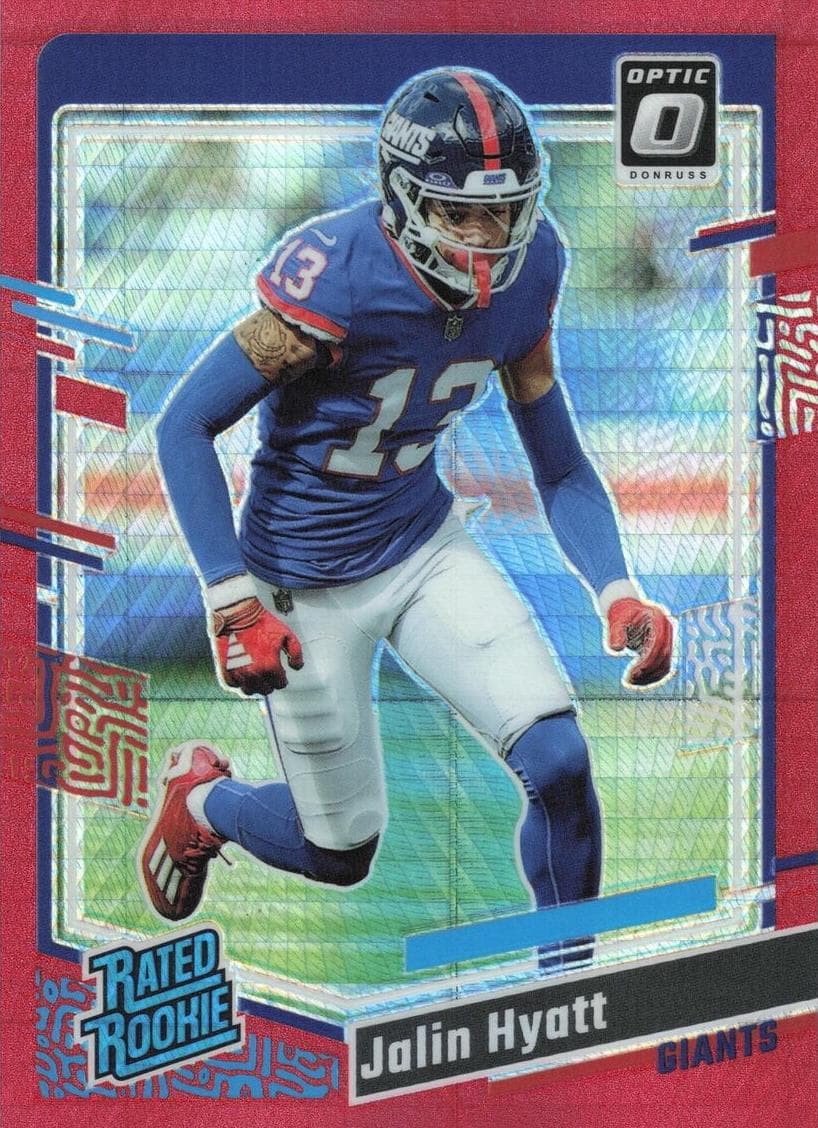 Jalin Hyatt 2023 panini Panini Donruss Optic
