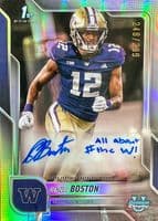 Denzel Boston trading card