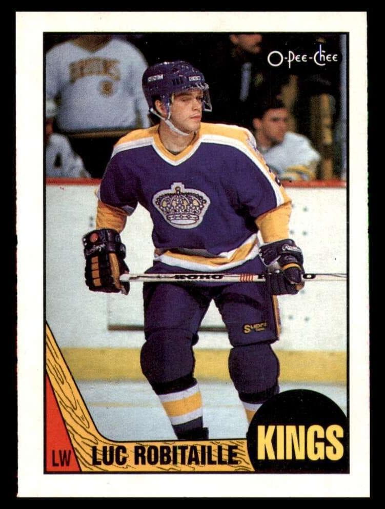 Luc Robitaille trading card