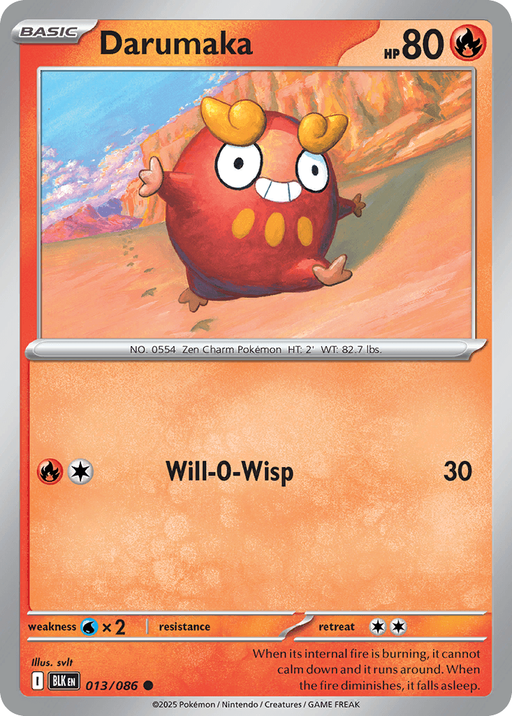 Darumaka 2010 Pokemon