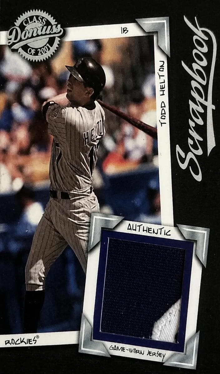 Todd Helton 2001 panini Donruss Class of 2001