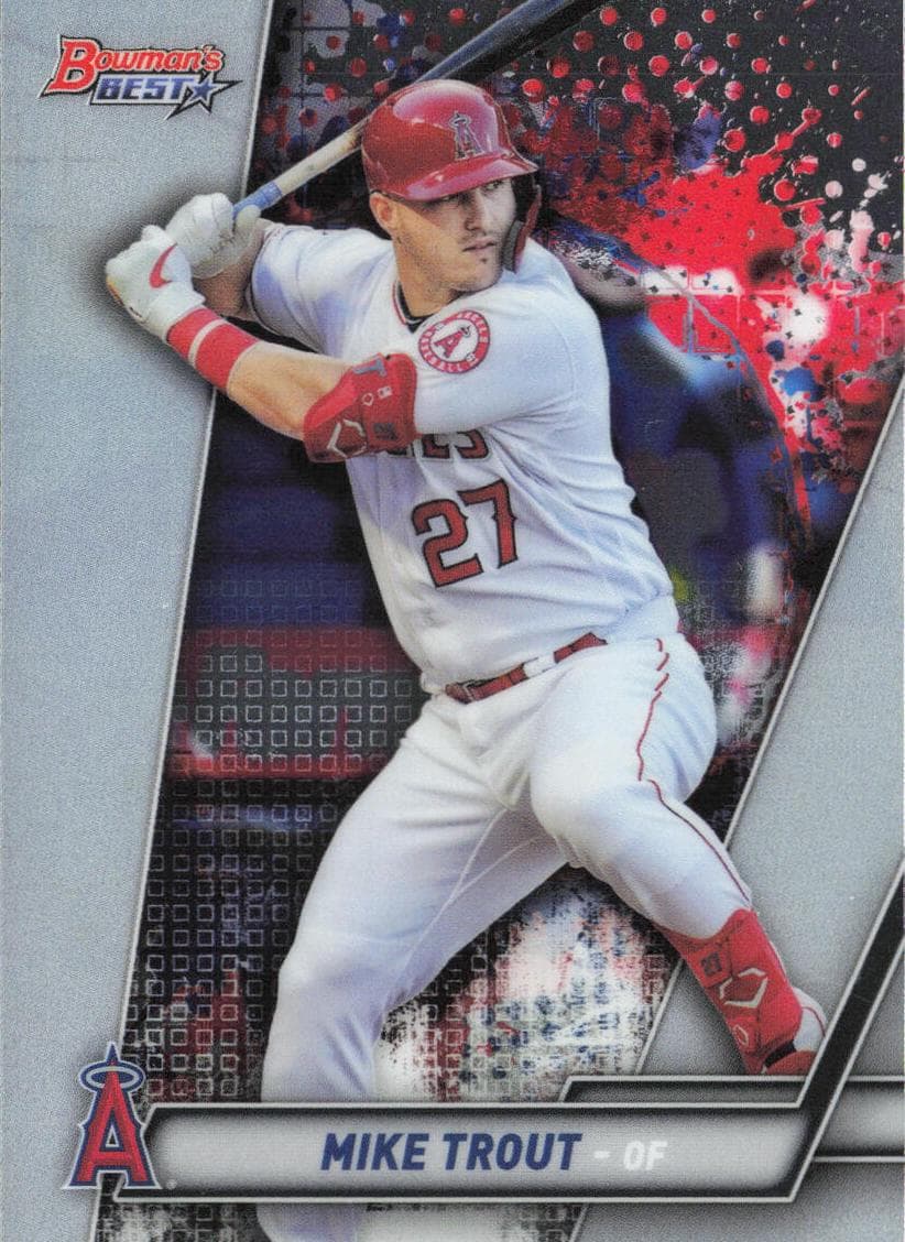 Mike Trout 2019 bowman Bowman