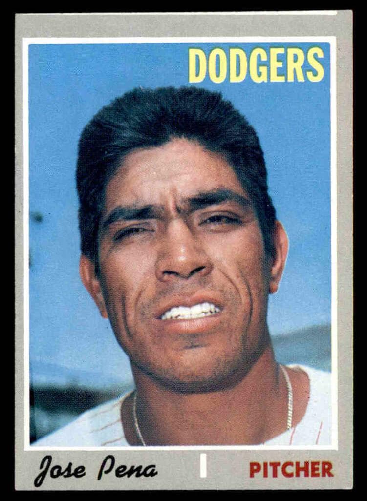 Jose Pena 1970 topps Topps