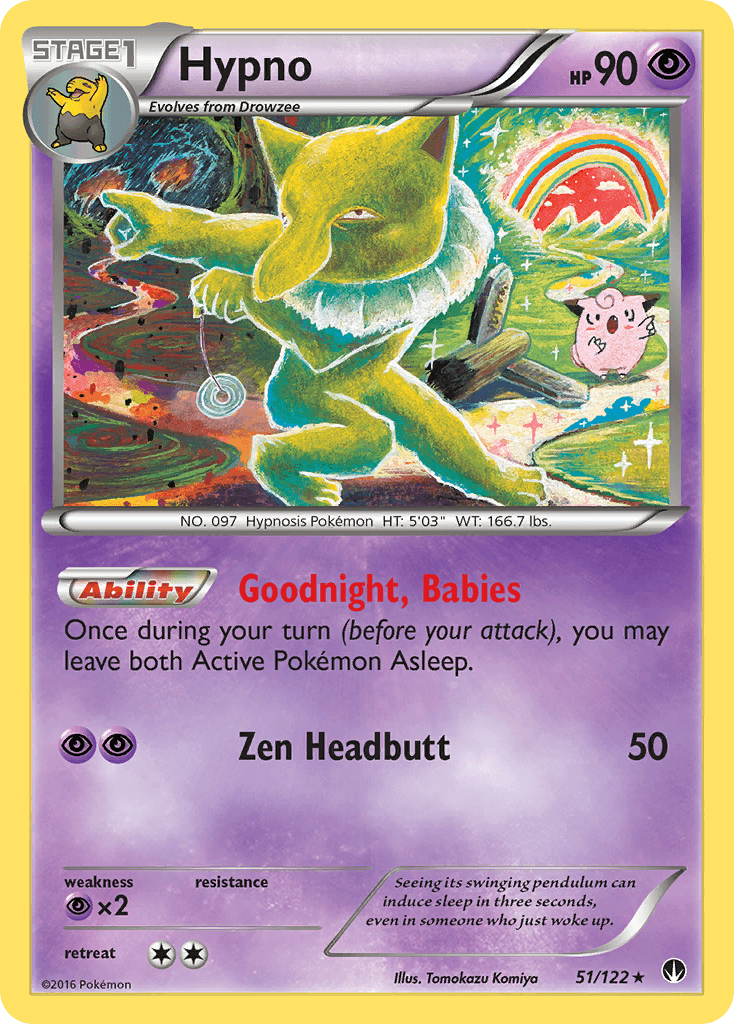 Hypno 2004 Pokemon Fire Red & Leaf Green Reverse Holo