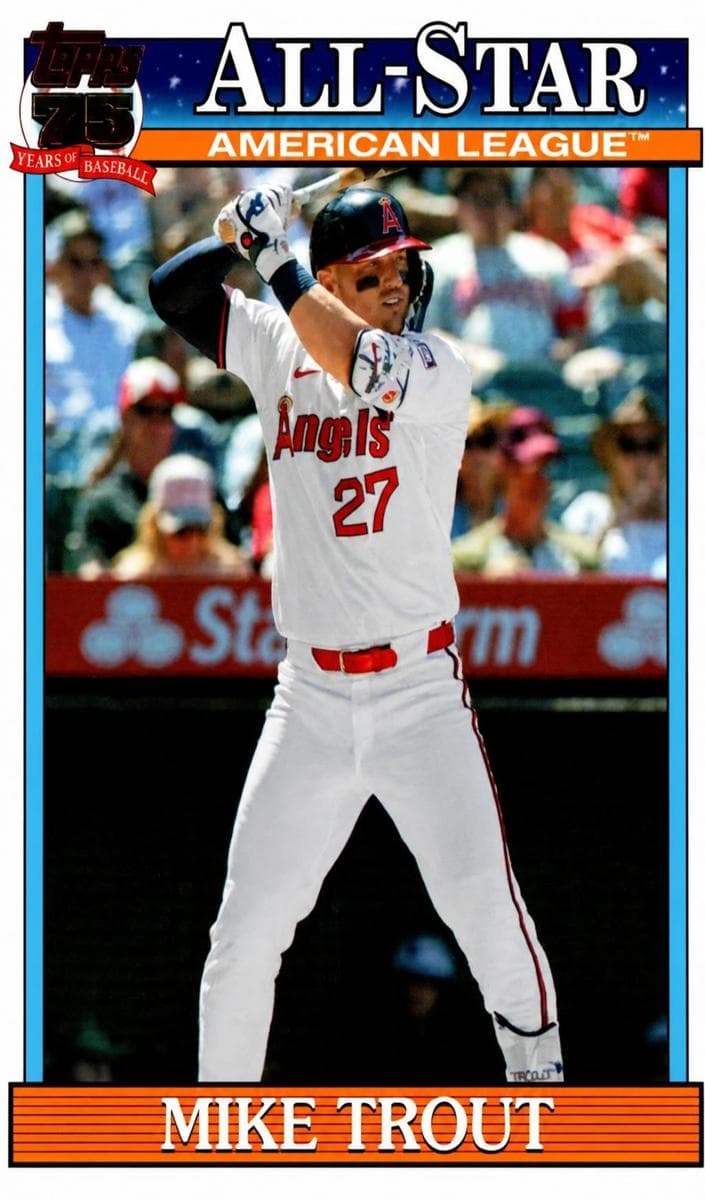 Mike Trout 2026 topps 1991 Topps All Star