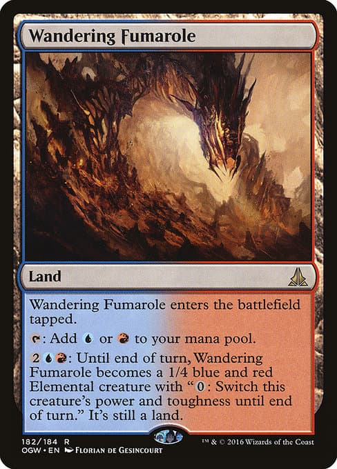 Wandering Fumarole 2020 Magic: The Gathering The List Reprints Foil