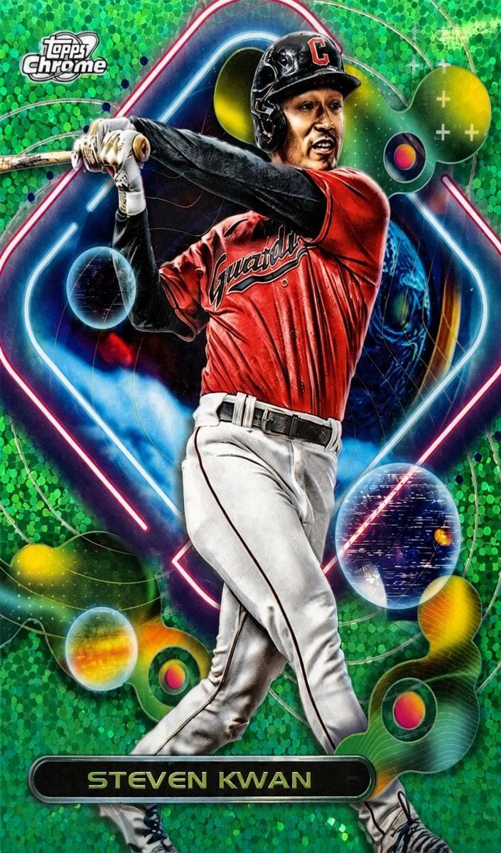 Steven Kwan 2023 topps Topps Cosmic Chrome
