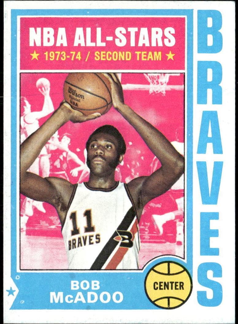 Bob McAdoo 1974 topps Topps