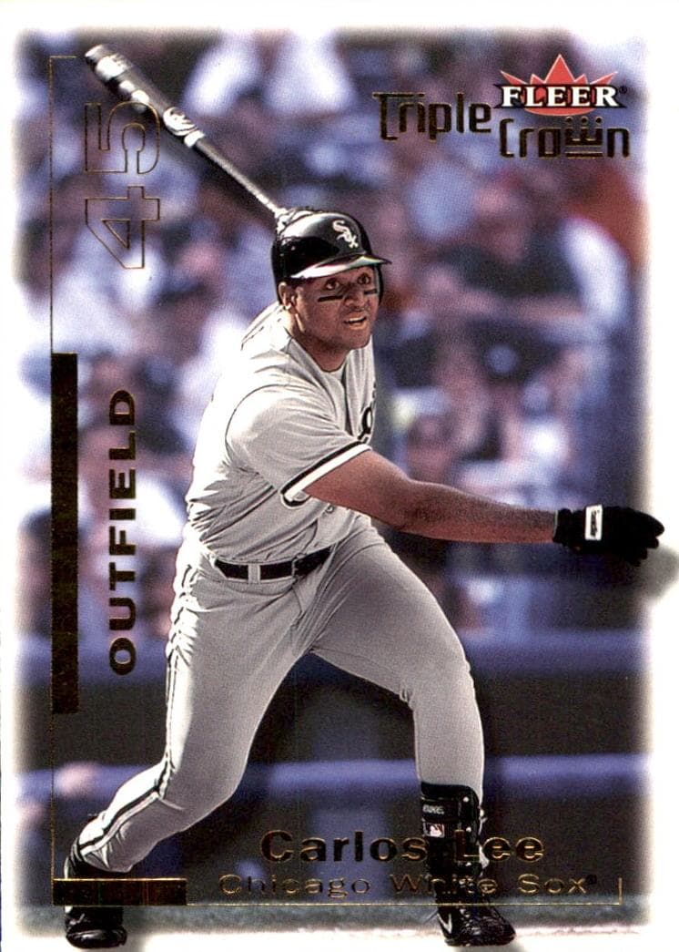 Carlos Lee 2001 fleer Fleer Triple Crown