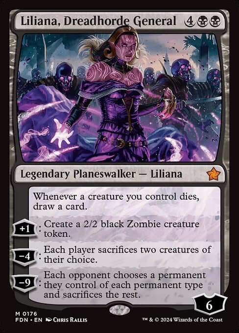 Liliana, Dreadhorde General 2024 Magic: The Gathering Ravnica Remastered