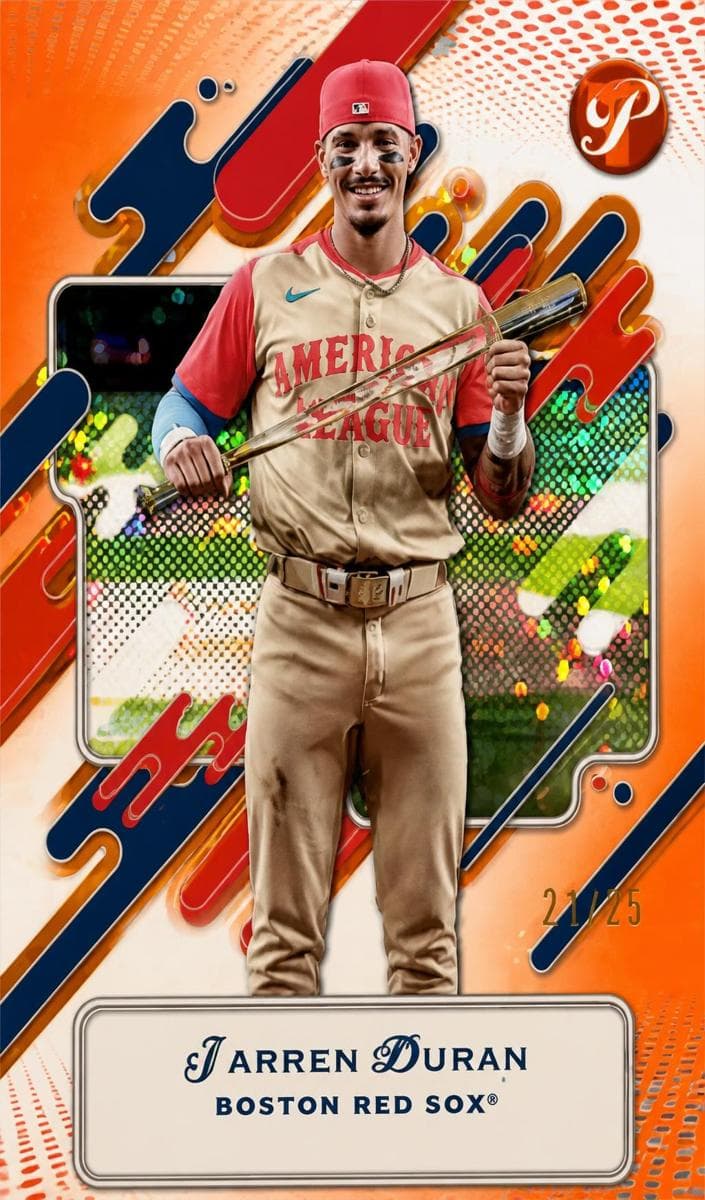 Jarren Duran 2025 topps Topps Pristine