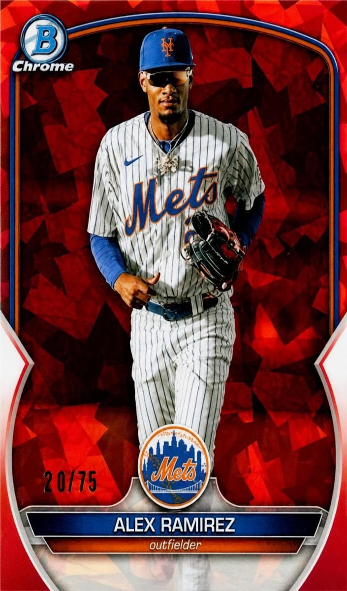 Alex Ramirez 2023 bowman Bowman Chrome Sapphire Edition