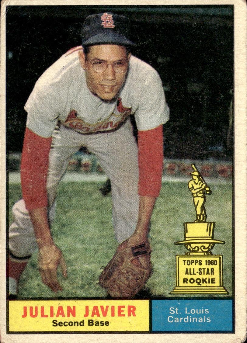 Julian Javier 1961 topps Topps