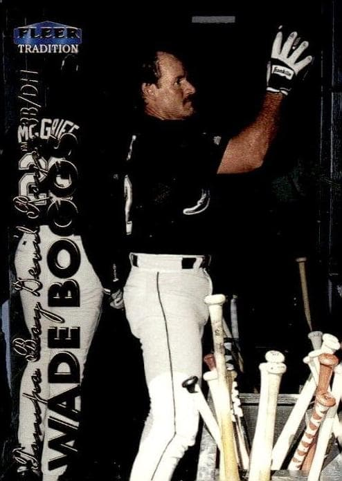 Wade Boggs 1999 fleer Fleer Tradition