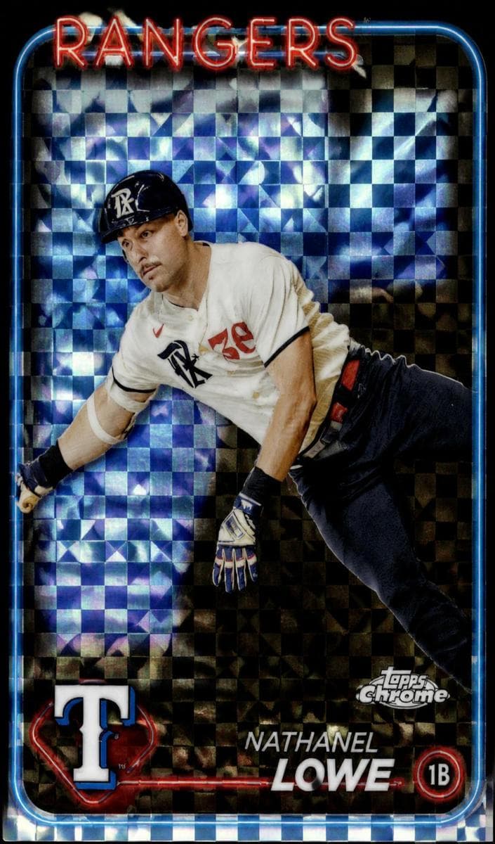 Nathaniel Lowe 2024 topps Topps Chrome
