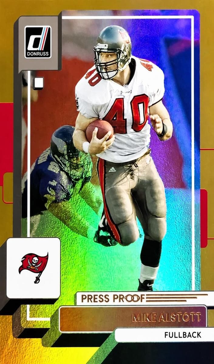 Mike Alstott 2022 panini Donruss