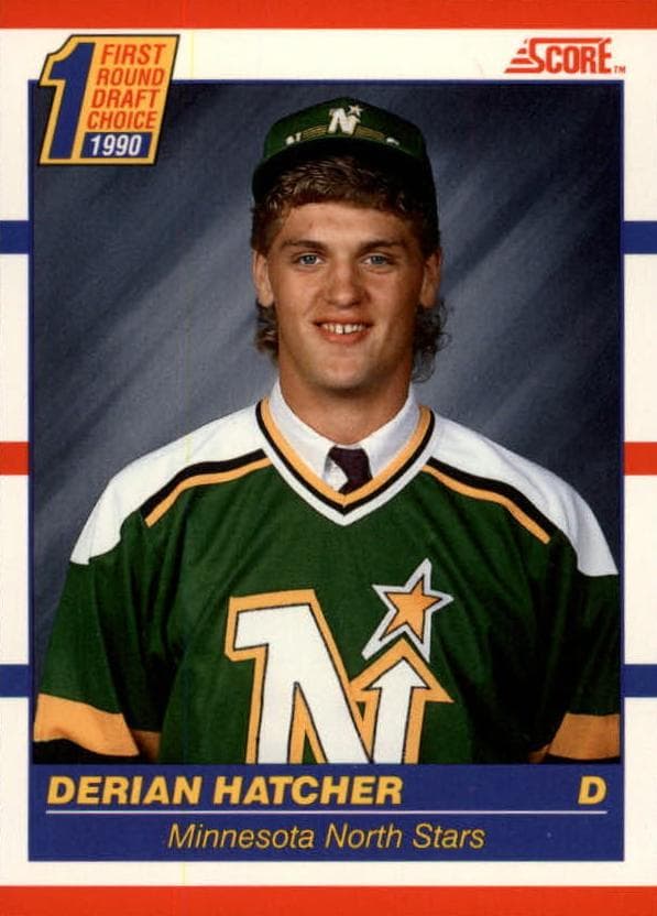 Derian Hatcher 1990 panini