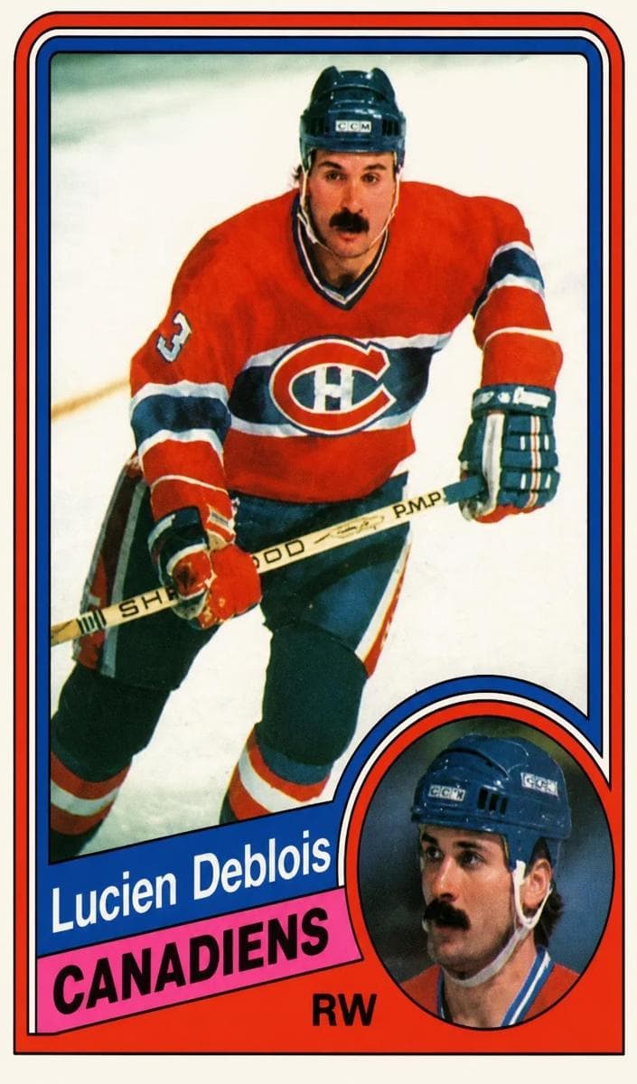 Lucien DeBlois trading card