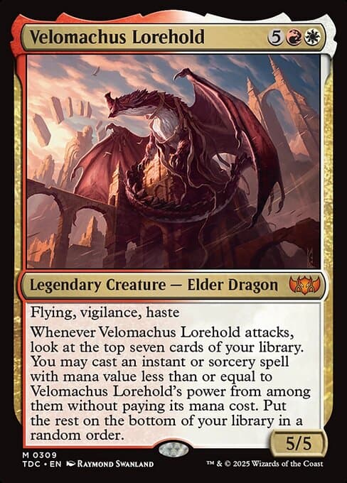 Velomachus Lorehold 2025 Magic: The Gathering Tarkir: Dragonstorm Commander