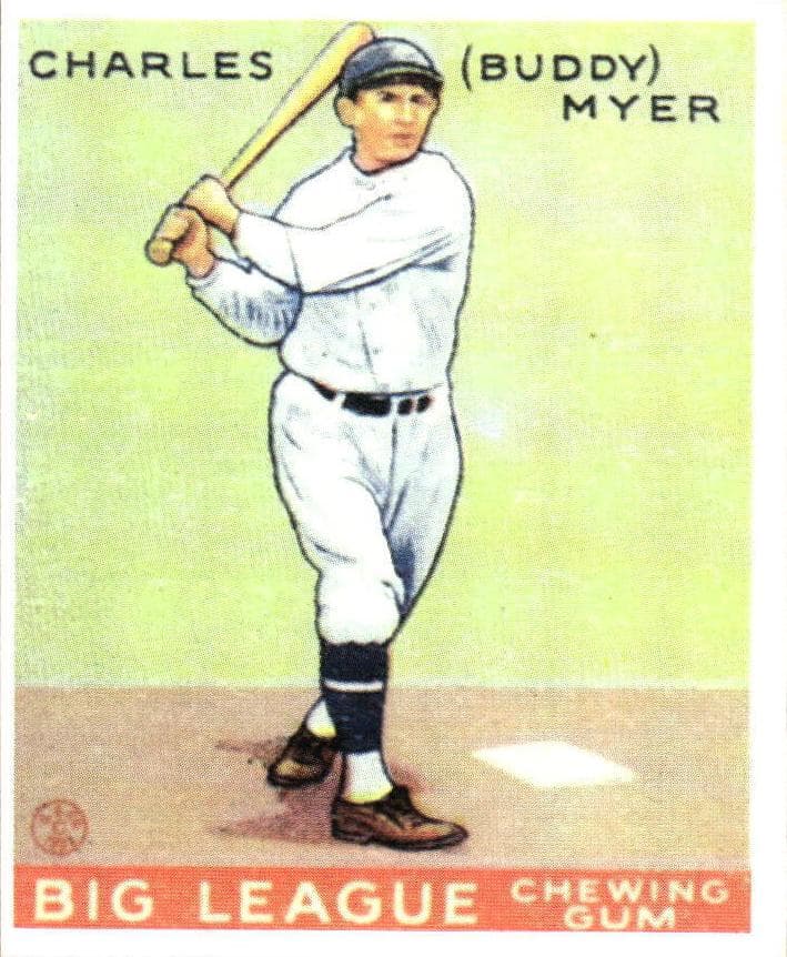 Charles “Buddy” Myer 1933 unknown Goudey