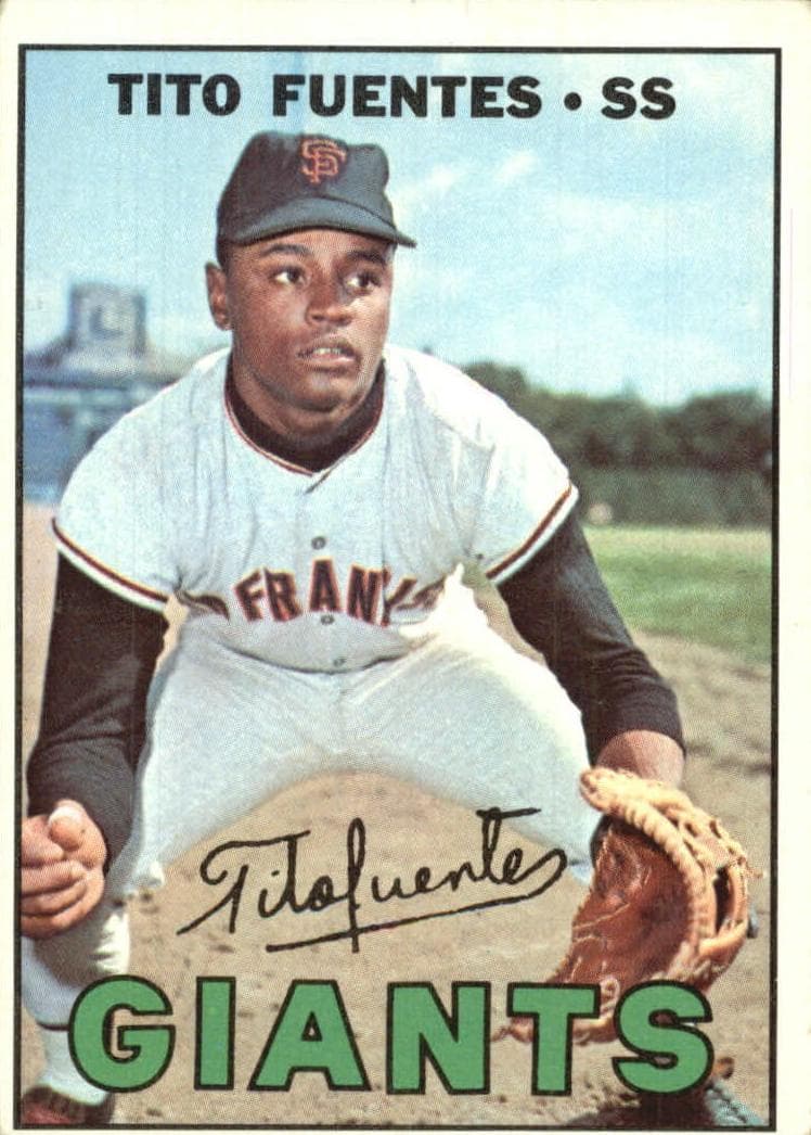 Tito Fuentes 1967 topps Topps
