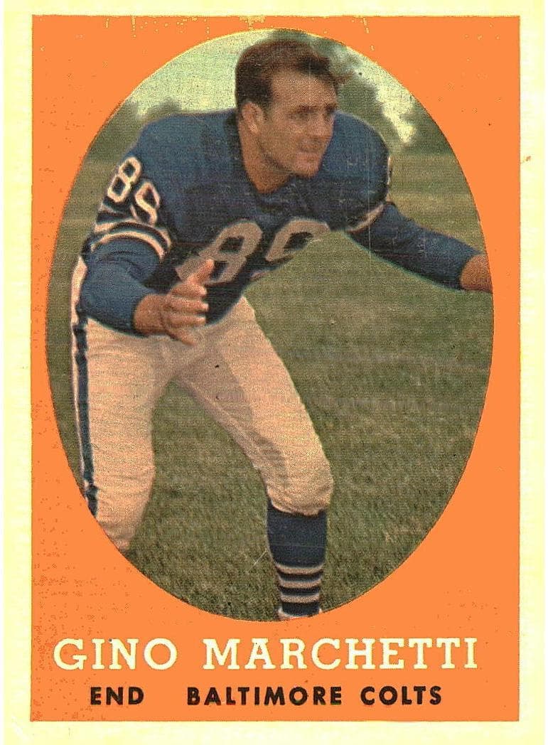 Gino Marchetti 1958 topps Topps
