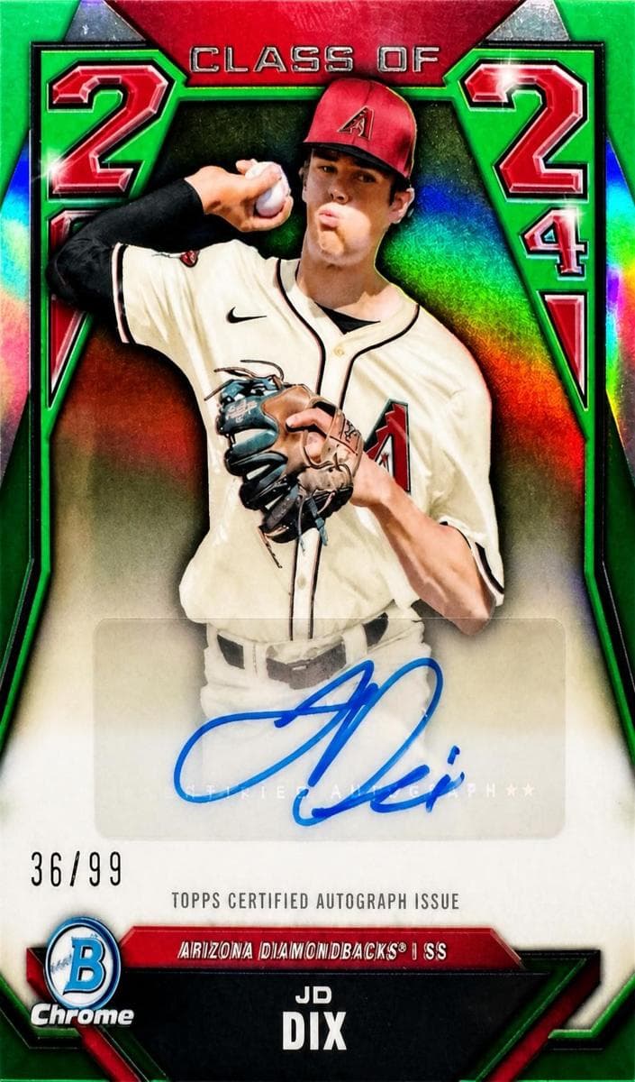 JD Dix 2024 bowman Bowman Draft