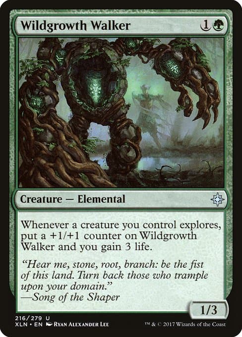 Wildgrowth Walker 2017 Magic: The Gathering Ixalan