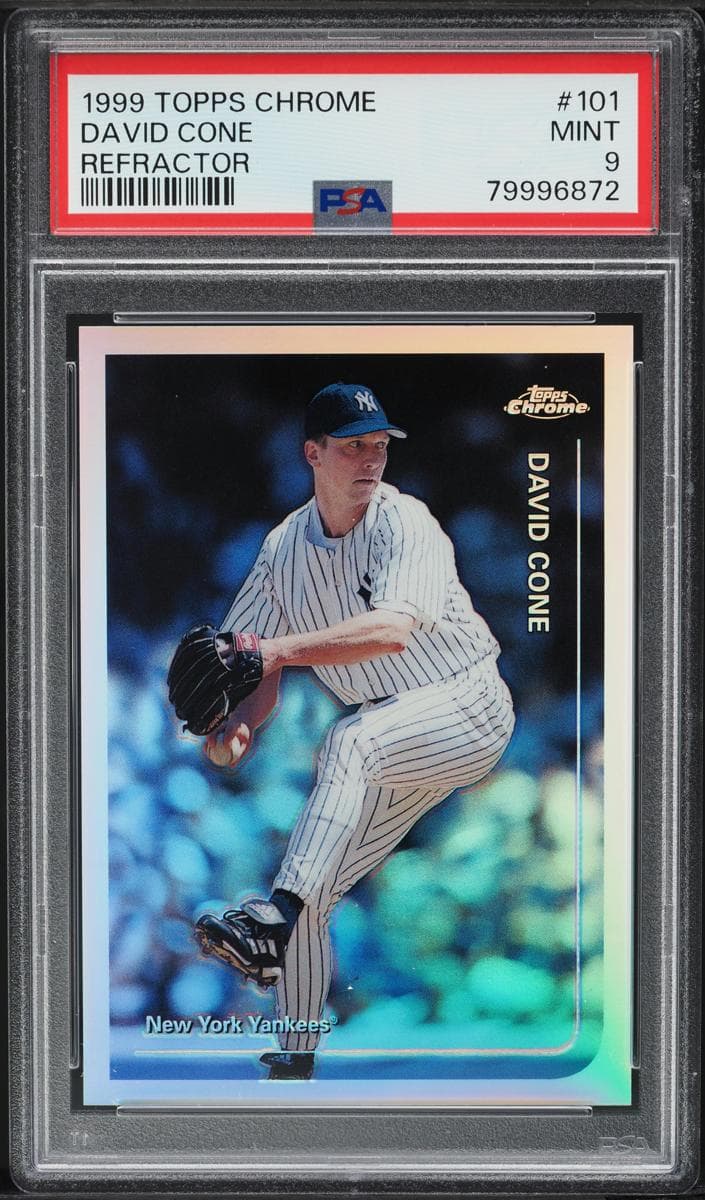 David Cone 1999 topps Topps Chrome