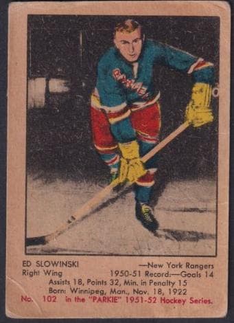 Ed Slowinski 1951 unknown Parkhurst