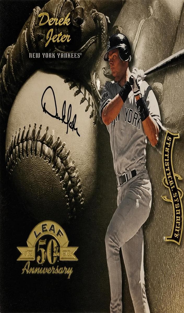 Derek Jeter 1998 leaf Leaf